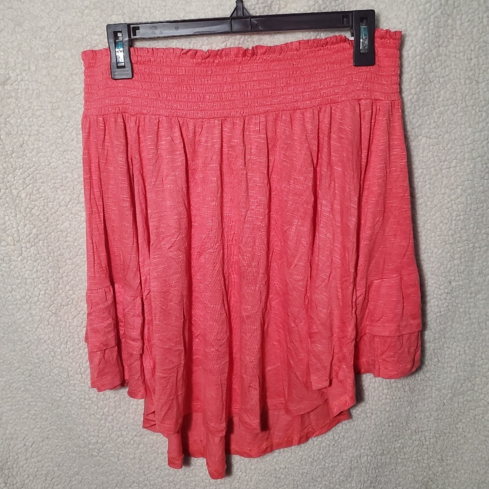 Coral Off the shoulders blouse